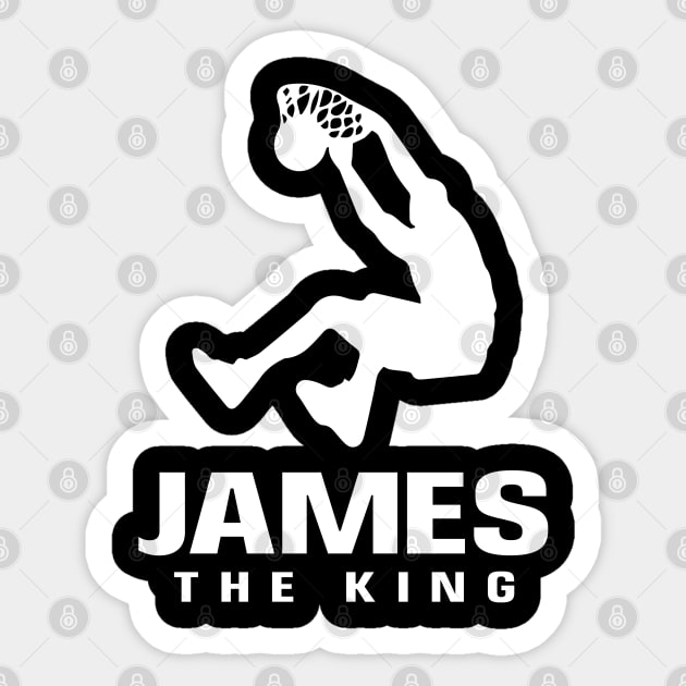 James Custom Player Basketball Your Name The King Sticker by Baseball Your Name